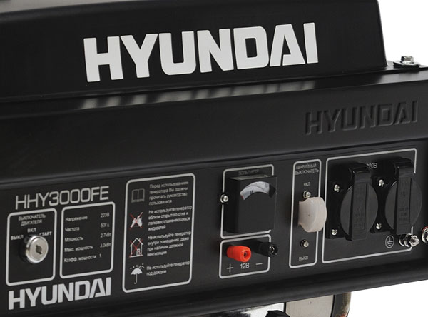 Панель управления генератором Hyundai HHY3000FE