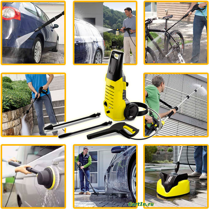 Использование минимойки Karcher K 2.38 M