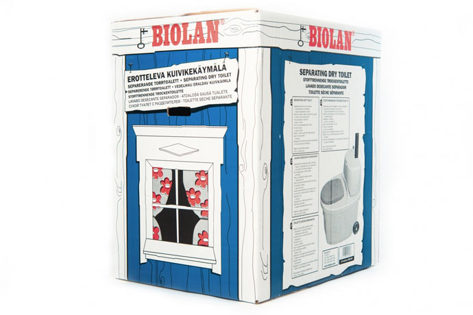 Коробка с сухим туалетом Биолан