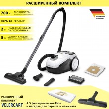Karcher VC 2 + 5 мешков и насадка для паркета/ламината VELERCART