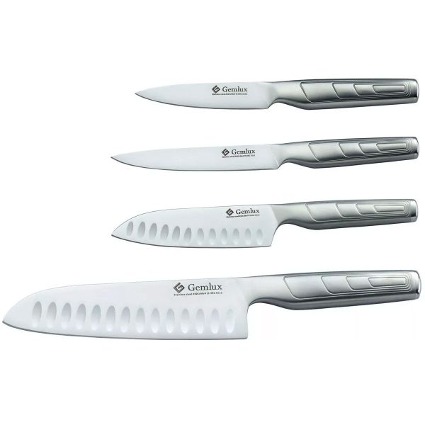 Набор из 4 кухонных ножей Gemlux