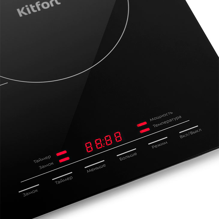 Сенсорная панель управления у Kitfort КТ-125