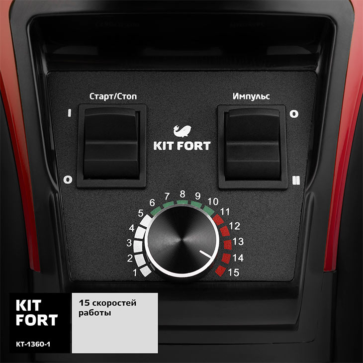 Панель управления у Kitfort KT-1360-1