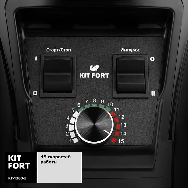 Панель управления у Kitfort KT-1360-2