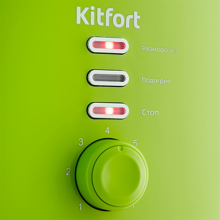 Панель управления у Kitfort KT-2050-2, салатовый