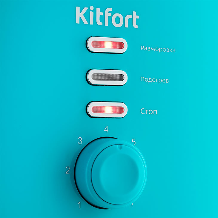 Тостер Kitfort KT-2050-3, бирюзовый