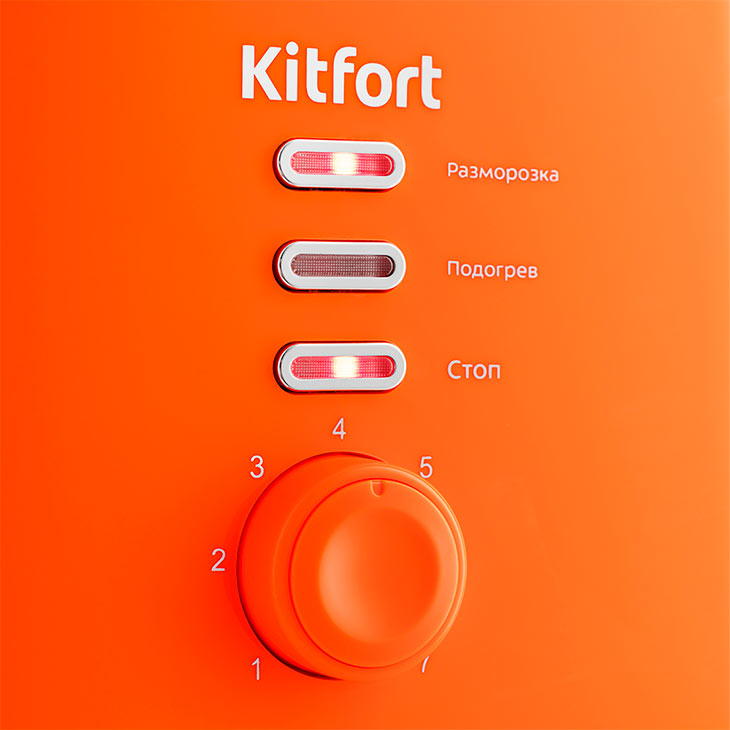 Панель управления у Kitfort KT-2050-4, оранжевый