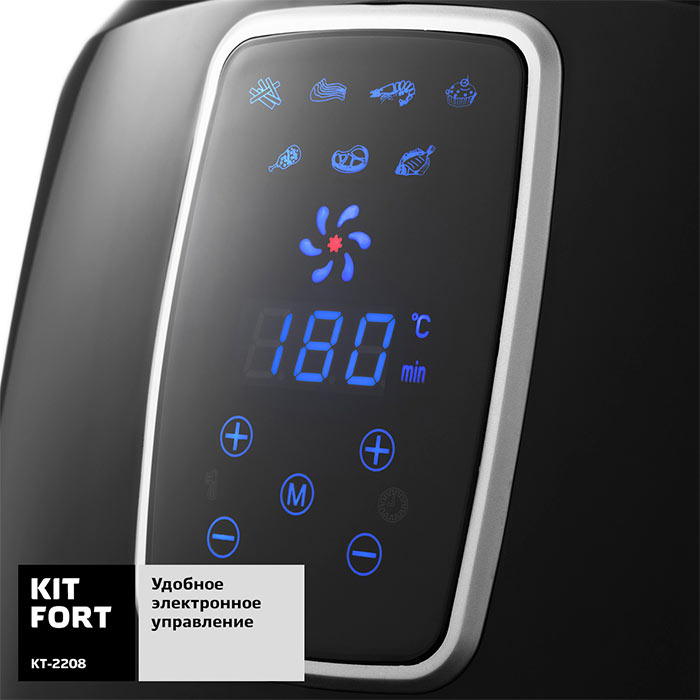 Электронное управление у Kitfort kt-2208