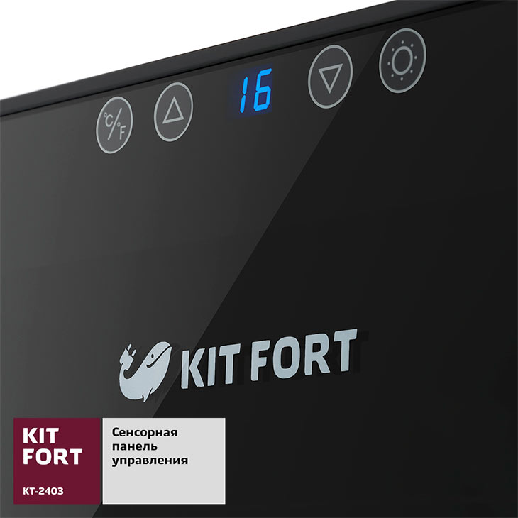 Панель управления у Kitfort KT-2403