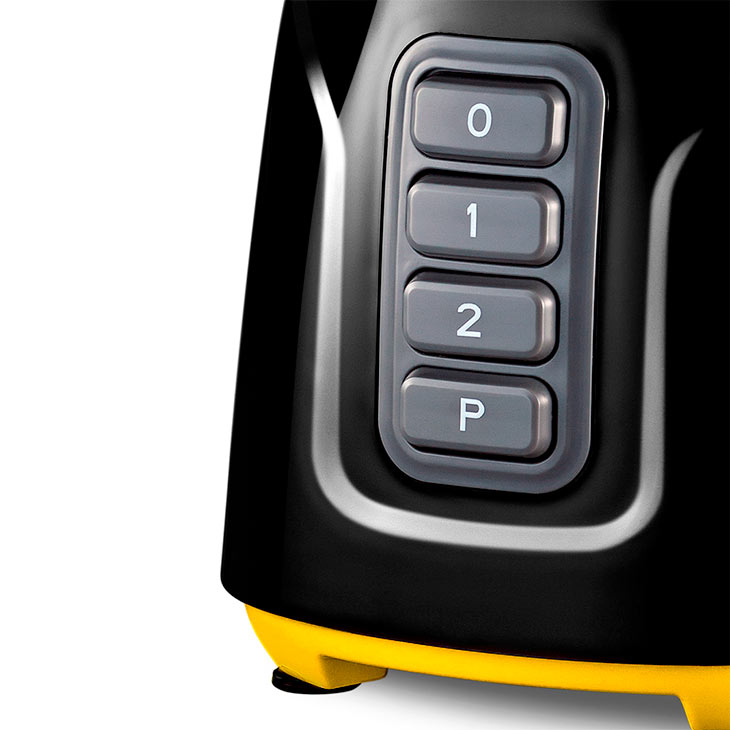 Панель управления с кнопками у Kitfort KT-3032-5, желтый