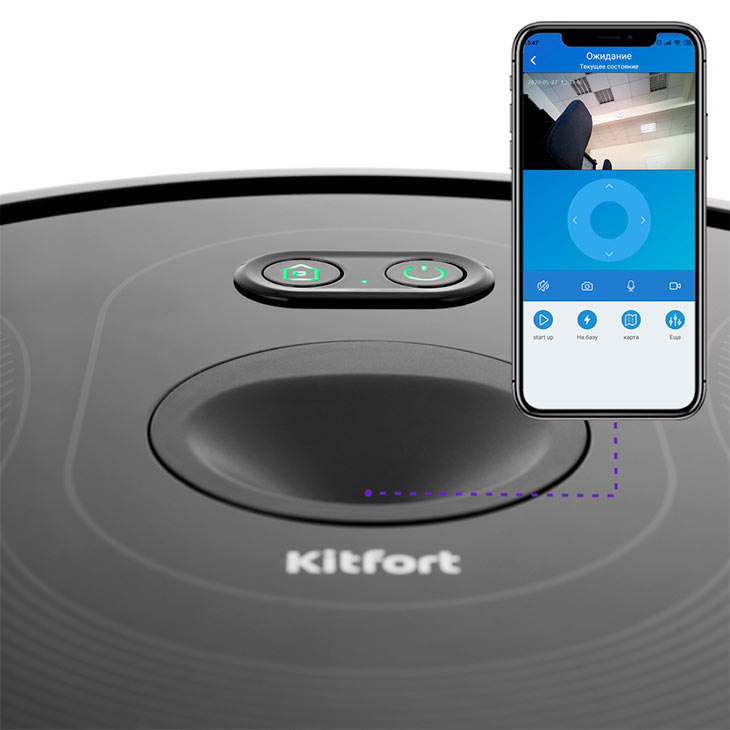 Встроенная камера видеонаблюдения у Kitfort KT-589