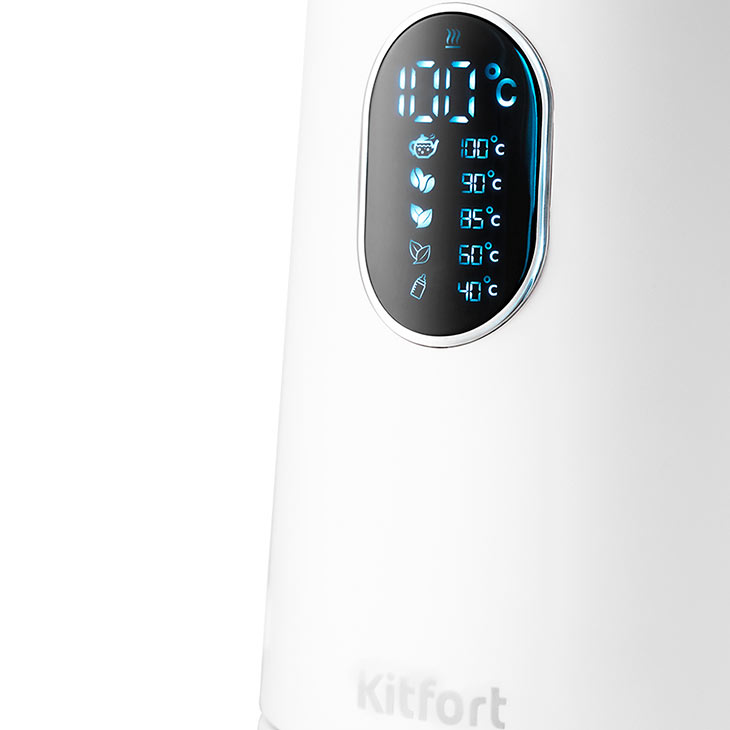 Дисплей у Kitfort KT-6115-1, белый