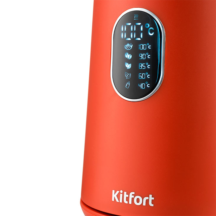 Дисплей у Kitfort KT-6115-3, красный