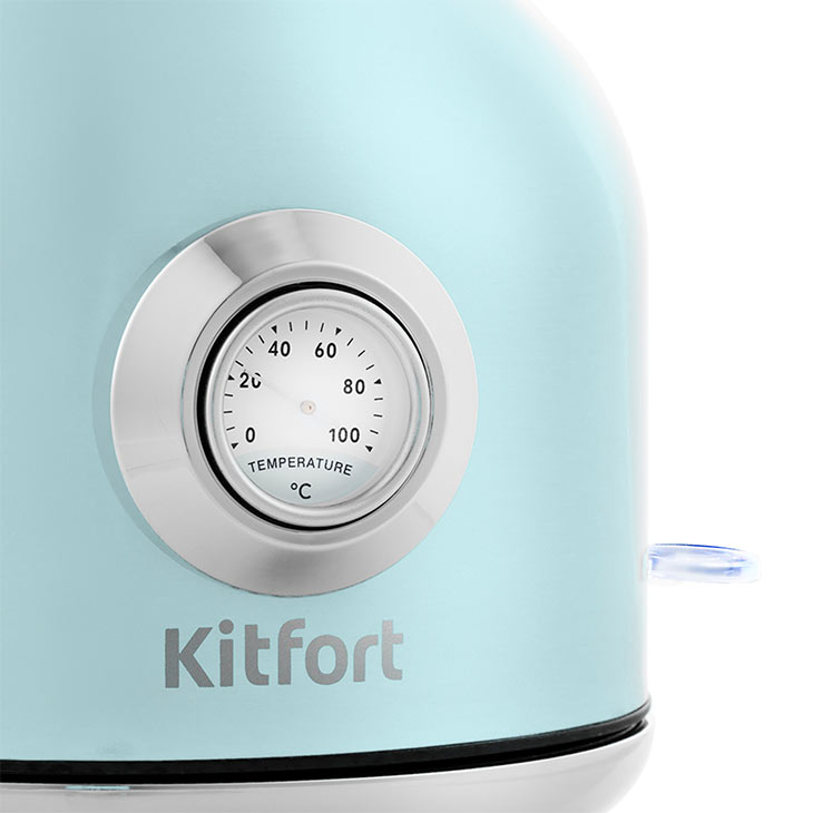 Встроенный термометр и кнопка вкл./выкл. у Kitfort KT-673-3
