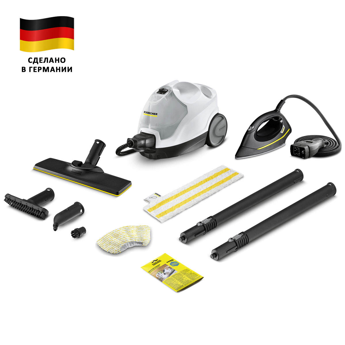 Пароочиститель Karcher SC 4 EasyFix Iron с утюгом, белый - купить в СПб в  интернет-магазине ВКорзине.ru