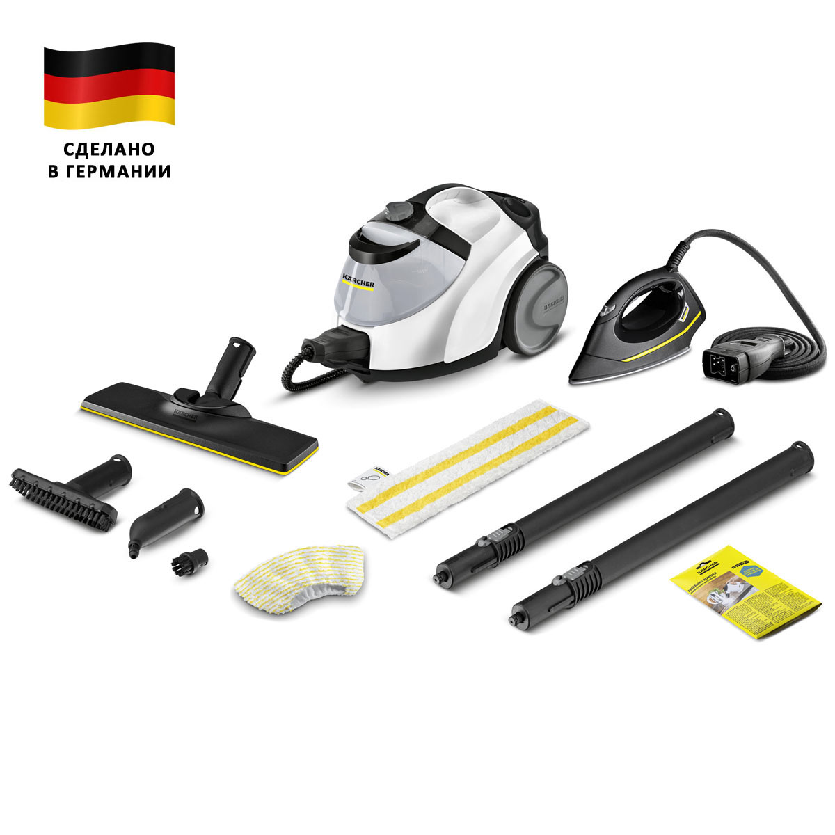 Пароочиститель Karcher SC 5 EasyFix Iron с утюгом, белый - купить в СПб в  интернет-магазине ВКорзине.ru